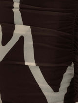 Gemma Tipped Shoulder Midi Dress Forever New