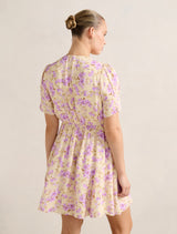 Saffron Printed Mini Sun Dress Forever New