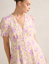 Saffron Printed Mini Sun Dress Forever New