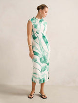 Alessi Extended Shoulder Midi Dress Forever New