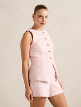 Lisa Boucle Waistcoat Forever New