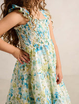 Magnolia Girls Shirred Midi Dress Forever New