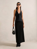 Drew Low Waist Column Skirt Forever New