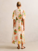 Sophie Puff Sleeve Midi Dress Forever New