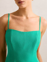 Maura Structured Linen Mini Dress Forever New