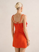 Nicolette Flower Mini Dress