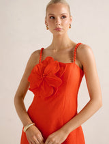 Nicolette Flower Mini Dress