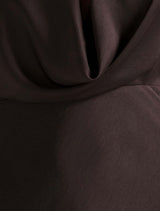 Becca Cowl Halter Satin Dress Forever New