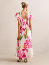 Lily Scoop Neck Midi Dress
