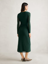 Ally Long Sleeve Mesh Dress Forever New