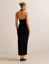 Georgie Halter Ruched Bodycon Dress Forever New