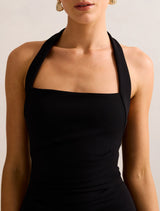 Georgie Halter Ruched Bodycon Dress Forever New