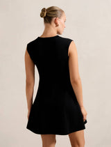 Katerina Crepe Knit Mini Dress Forever New