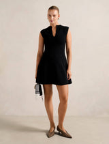 Katerina Crepe Knit Mini Dress Forever New