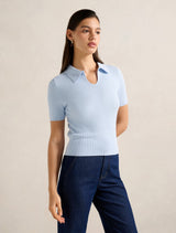 Alice Stitch Interest Polo Top Forever New