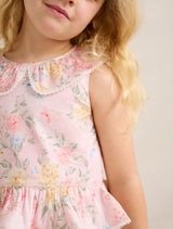 Adele Girls Peplum Collar Top Forever New