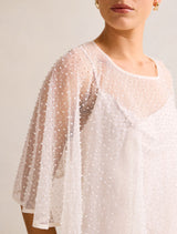 Louise Pearl & Bead Cape Forever New