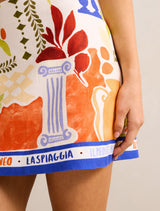 Christa Printed Mini Skirt