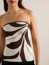 Natalia Knitted Bandeau Top Forever New