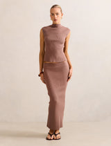 Kallie Extended Shoulder Rib Top Forever New