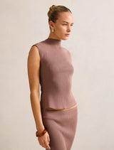 Kallie Extended Shoulder Rib Top Forever New