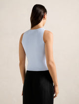 Raya Ribbed Knitted Tank Top Forever New