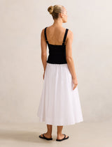 Celina 2 In 1 Linen Cotton Midi Dress Forever New