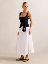 Celina 2 In 1 Linen Cotton Midi Dress Forever New