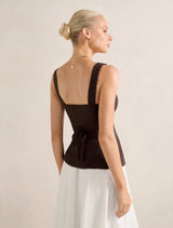 Cinzia Trim Detail Top
