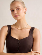 Cinzia Trim Detail Top