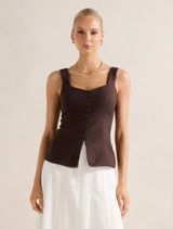 Cinzia Trim Detail Top