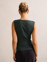 Josephine Straight Neck Tank Top Forever New