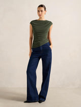 Tilda Mesh Asymm Top Forever New