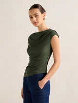 Tilda Mesh Asymm Top Forever New