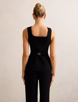 Dahlia Square Neck Waistcoat Forever New