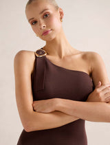 Monroe Asymmetric Knit Dress Forever New