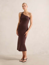 Monroe Asymmetric Knit Dress Forever New