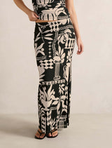 Mia Mesh Maxi Skirt Mono Rhodes Co-Ord Forever New