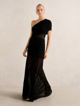 Harley Asym Jersey Cut Out Dress Forever New