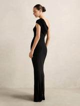 Robyn One Shoulder Jersey Maxi Dress Forever New