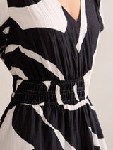 Mara Puff Sleeve Cotton Midi Dress Forever New