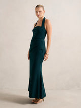 Willow Halter Wrap Maxi Dress Forever New