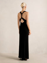 Aliki Cowl Jersey Maxi Dress Forever New