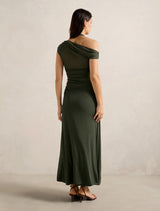 Brooklyn Layered Jersey Maxi Dress