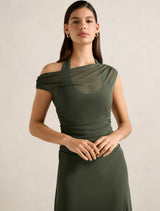 Brooklyn Layered Jersey Maxi Dress