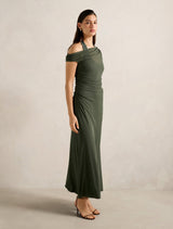 Brooklyn Layered Jersey Maxi Dress