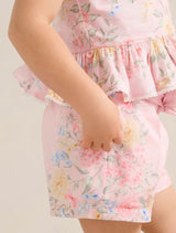 Eleanor Girls Belted Paperbag Shorts Forever New