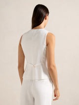Saylor Linen Waistcoat Forever New