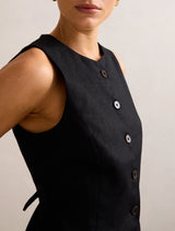 Saylor Linen Waistcoat Forever New