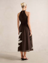 Magnolia High Neck Midi Dress Forever New